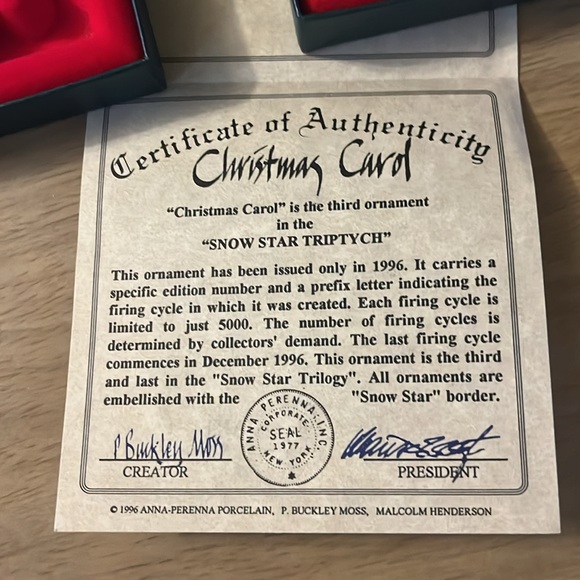 P. Buckley Moss ornamental art with display easel set of 2 - Picture 5 of 14